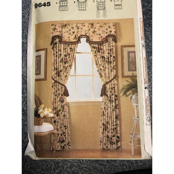 Simplicity Home Window Ware Window Treatment Valance Cafes - Picture 7 of 8